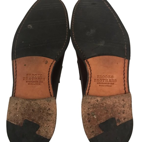 Brooks Brothers Brown Leather Penny Loafers main image 6